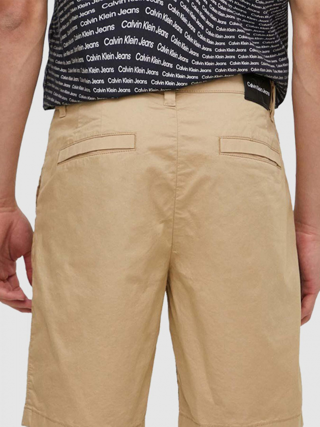 Short chino slim beige homme - Calvin Klein Jeans