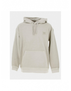 Sweat erick hoody beige homme - Teddy Smith