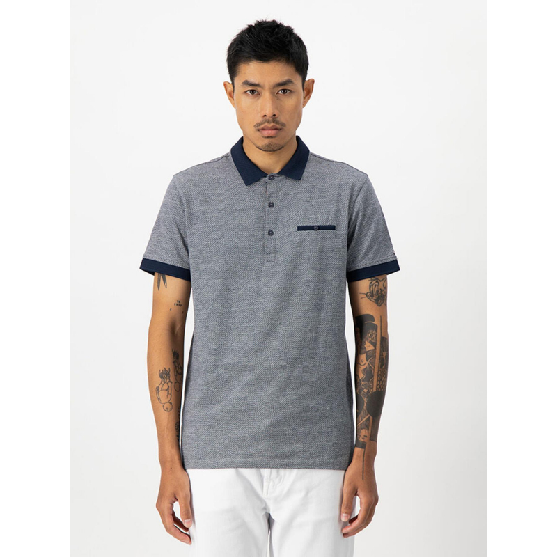 Polo conor bleu homme - Teddy Smith