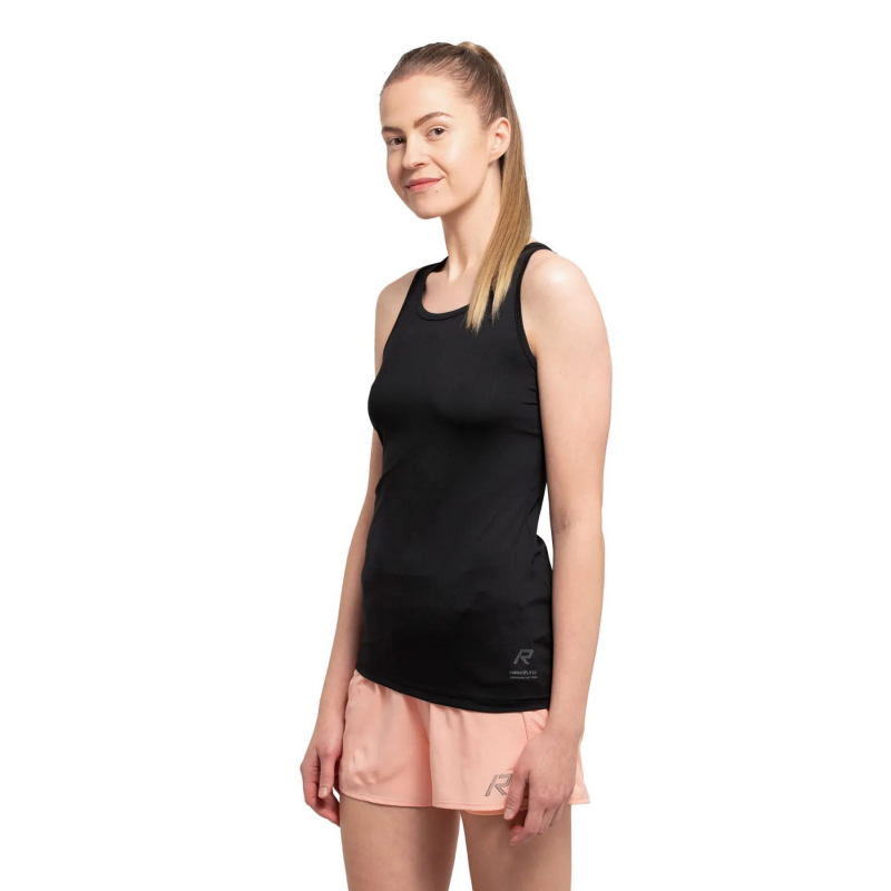 Débardeur de running maanselka noir femme - Rukka