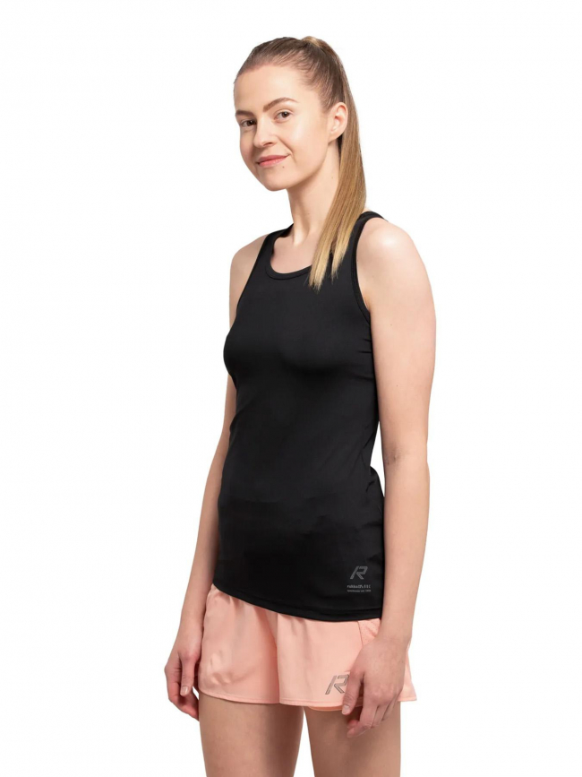 Débardeur de running maanselka noir femme - Rukka