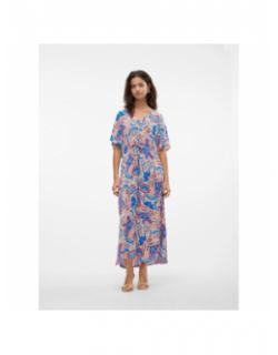 Robe 7/8 menny imprimés multicolore femme - Vero Moda