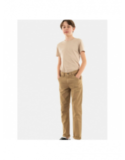 Pantalon carpenter marron garçon - Teddy Smith