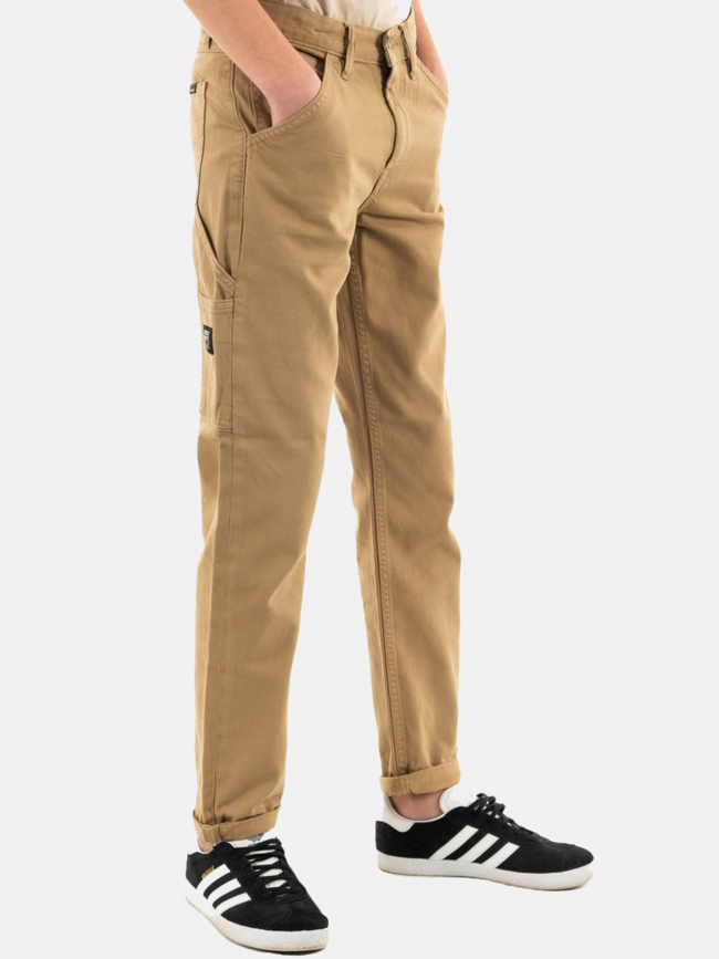 Pantalon carpenter marron garçon - Teddy Smith