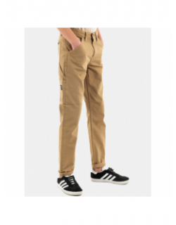 Pantalon carpenter marron garçon - Teddy Smith