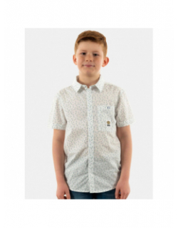 Chemise hook imprimés blanc enfant - Teddy Smith