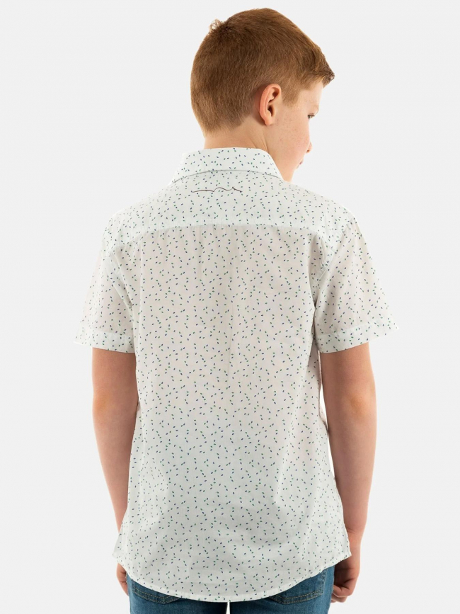 Chemise hook imprimés blanc enfant - Teddy Smith