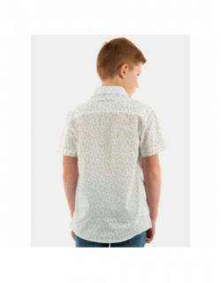 Chemise hook imprimés blanc enfant - Teddy Smith