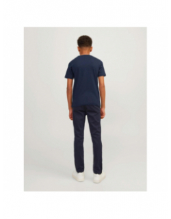 T-shirt zion crew neck bleu marine garçon - Jack & Jones