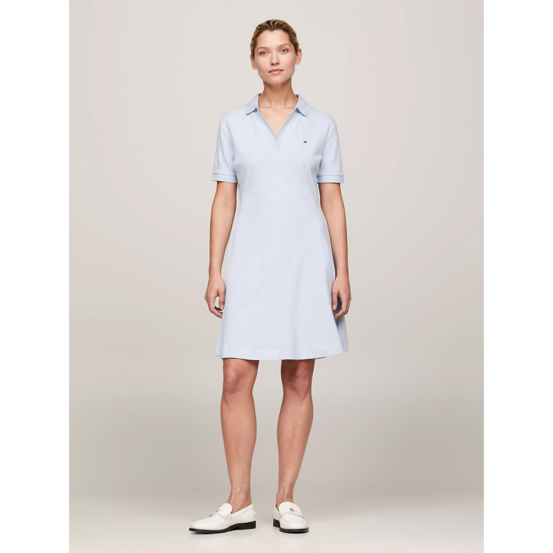 Robe polo ample bleu clair femme - Tommy Hilfiger