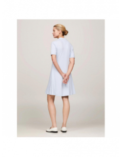 Robe polo ample bleu clair femme - Tommy Hilfiger