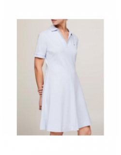 Robe polo ample bleu clair femme - Tommy Hilfiger