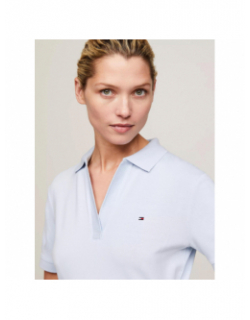 Robe polo ample bleu clair femme - Tommy Hilfiger