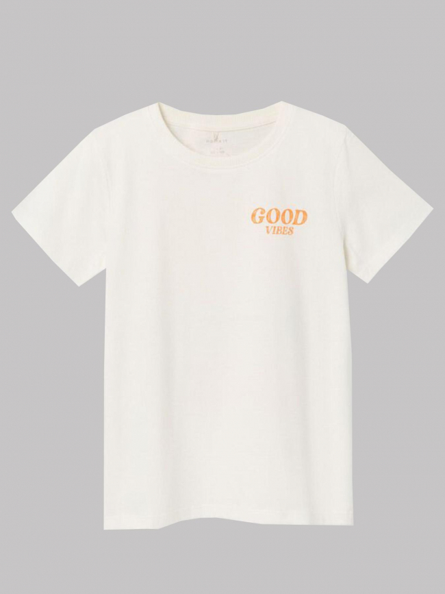 T-shirt fadser blanc enfant - Name it