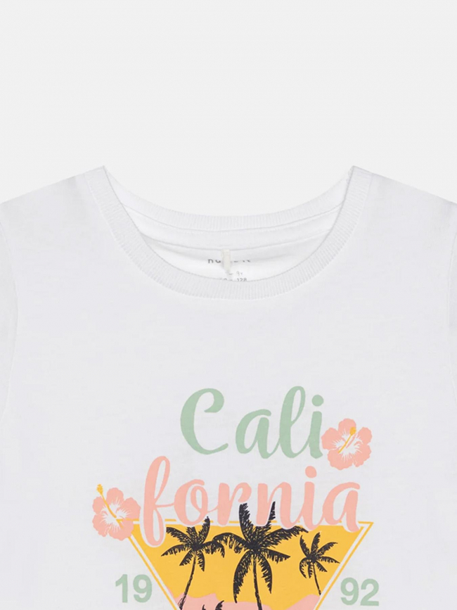 T-shirt hancy blanc fille - Name It