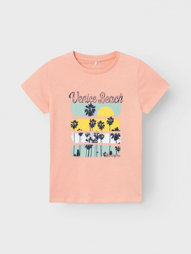 T-shirt hancy rose fille - Name It