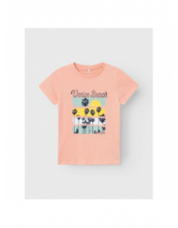 T-shirt hancy rose fille - Name It