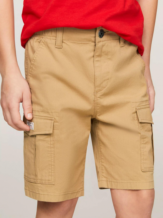 Short cargo woven marron garçon - Tommy Hilfiger