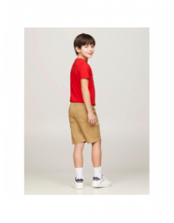 Short cargo woven marron garçon - Tommy Hilfiger