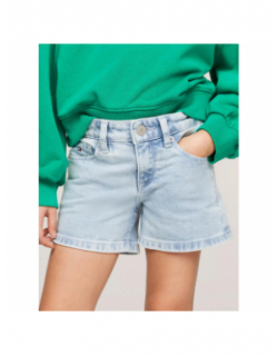 Short en jean nora bleu fille - Tommy Hilfiger