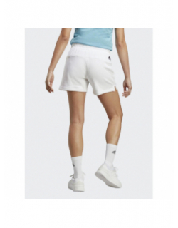 Short jogging linear blanc femme - Adidas