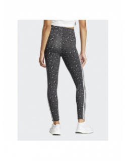 Legging de sport leopard 3s gris femme - Adidas