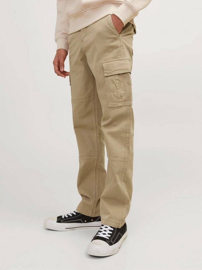 Pantalon cargo kane harlow beige garçon - Jack & Jones