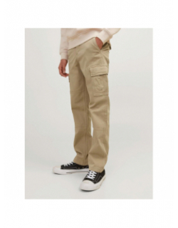 Pantalon cargo kane harlow beige garçon - Jack & Jones