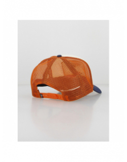 Casquette trucker logo bleu orange blanc homme - Petrol Industries