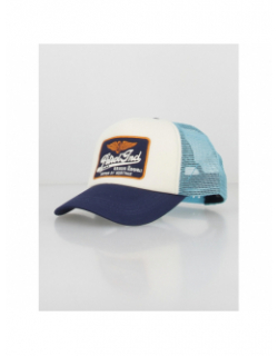 Casquette trucker logo bleu blanc homme - Petrol Industries