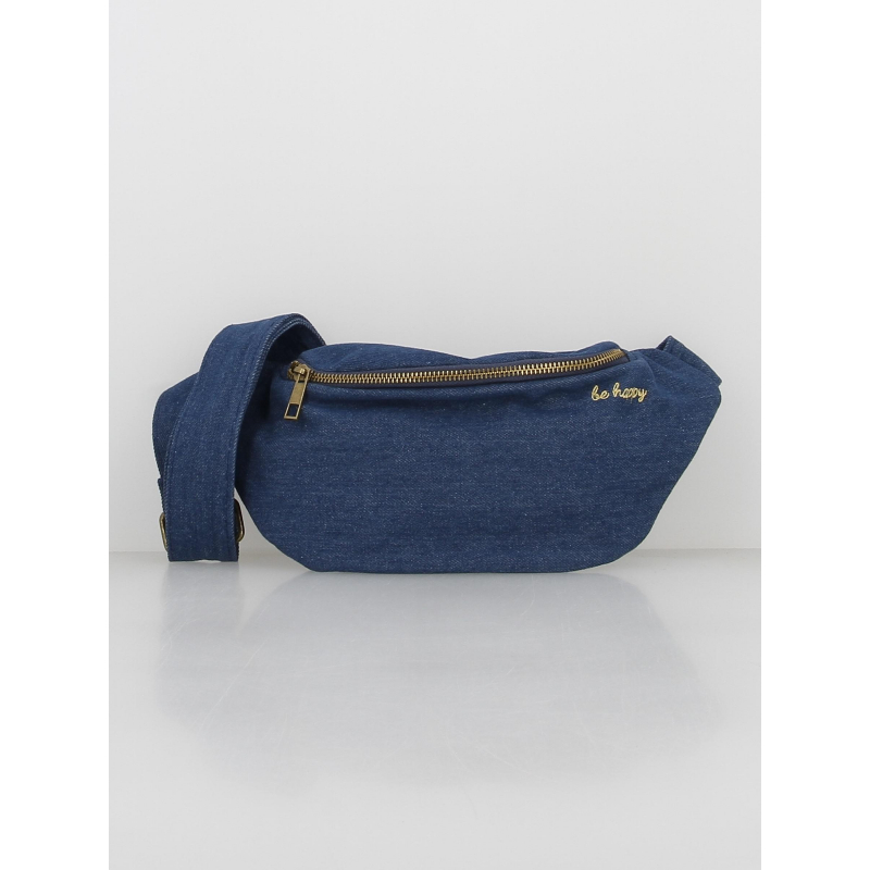 Sac banane jean salome bleu femme - Pieces