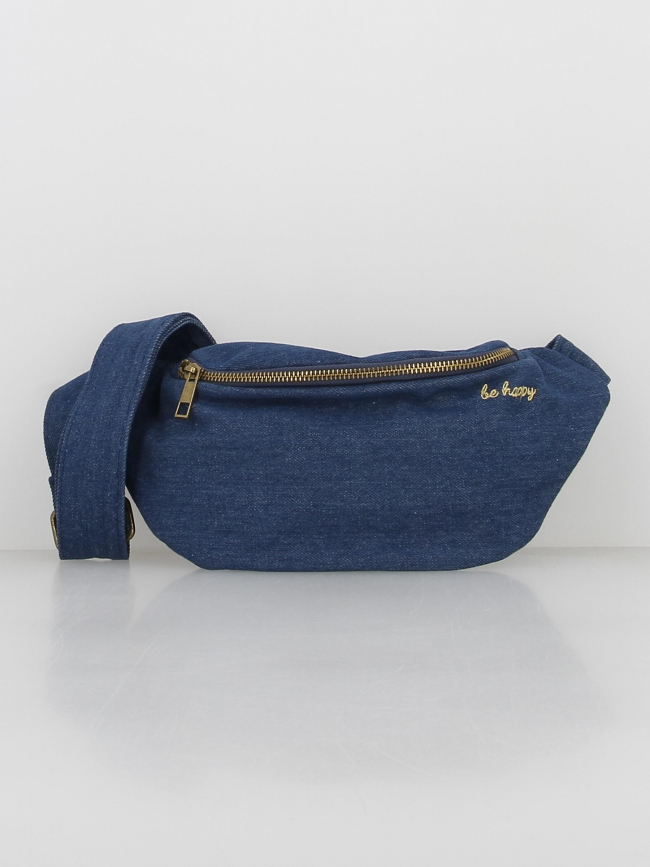 Sac banane jean salome bleu femme - Pieces