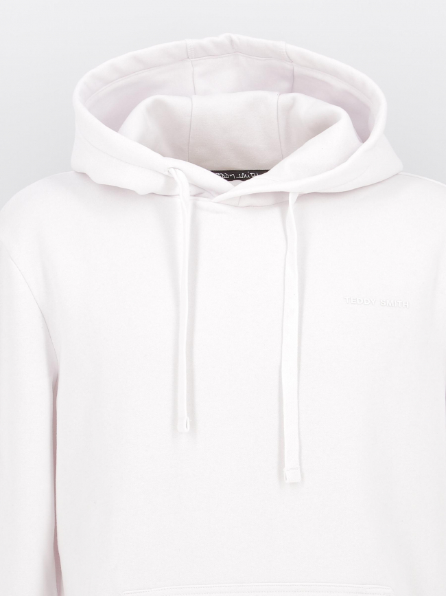 Sweat à capuche s-nark hoody blanc enfant - Teddy Smith