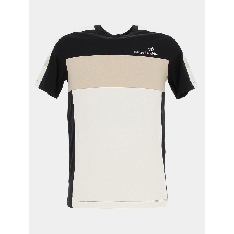 T-shirt libera logo noir homme - Sergio Tacchini