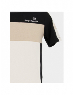 T-shirt libera logo noir homme - Sergio Tacchini