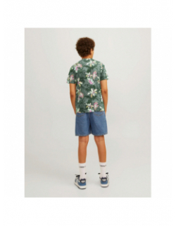 T-shirt jortampa aop imprimé floral vert enfant - Jack & Jones