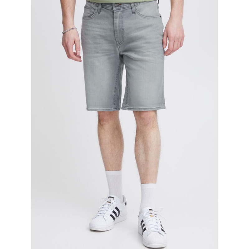 Short denim regular fit gris homme - Blend