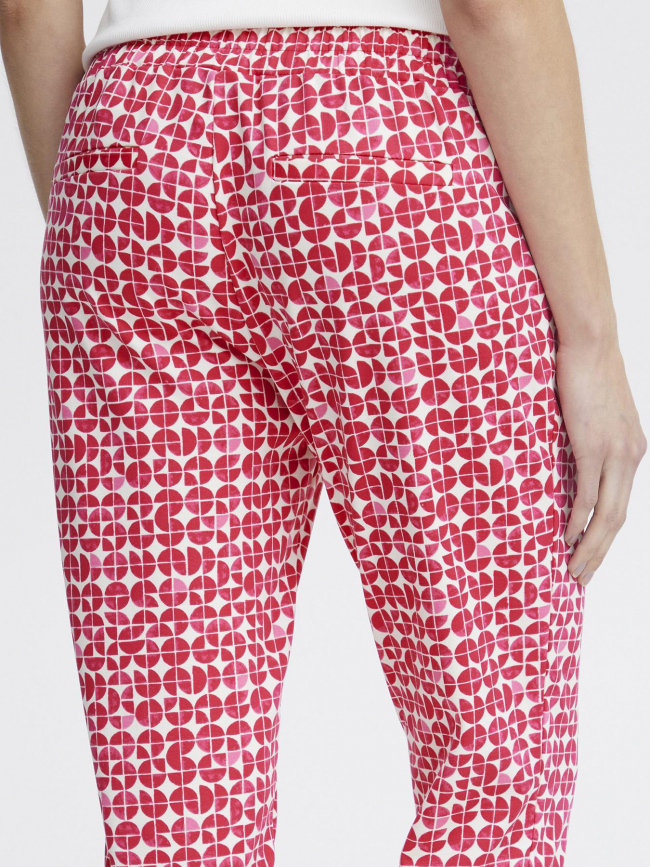 Pantalon imprimé kate rose femme - Ichi