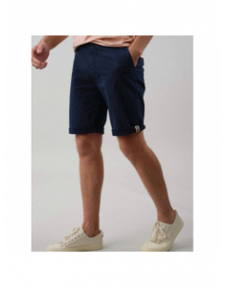 Short cuajani regular bleu marine homme - Deeluxe