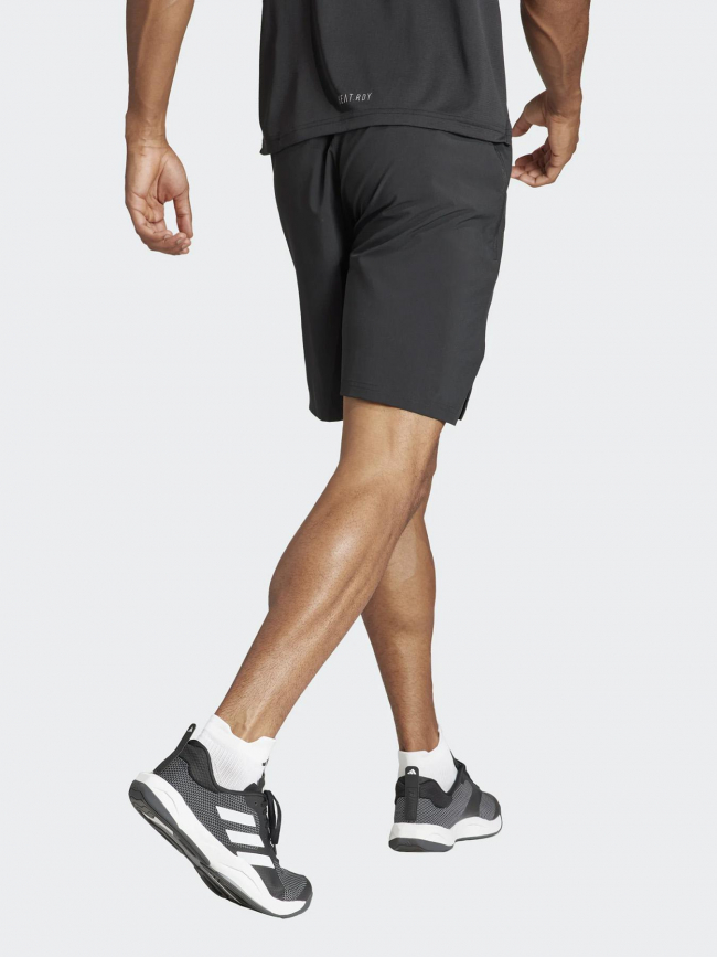 Short de sport d'entrainement d4t noir homme - Adidas