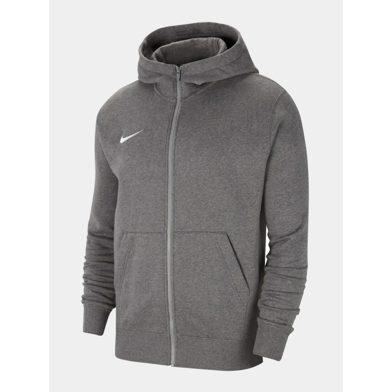 Sweat à capuche zippé fleece park 20 anthracite enfant - Nike