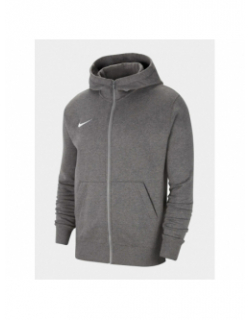 Sweat à capuche zippé fleece park 20 anthracite enfant - Nike