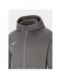 Sweat à capuche zippé fleece park 20 anthracite enfant - Nike