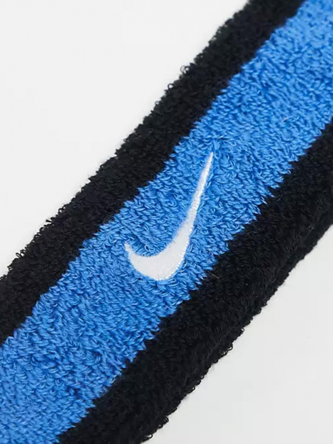 Bandeau éponge swoosh headband bleu - Nike