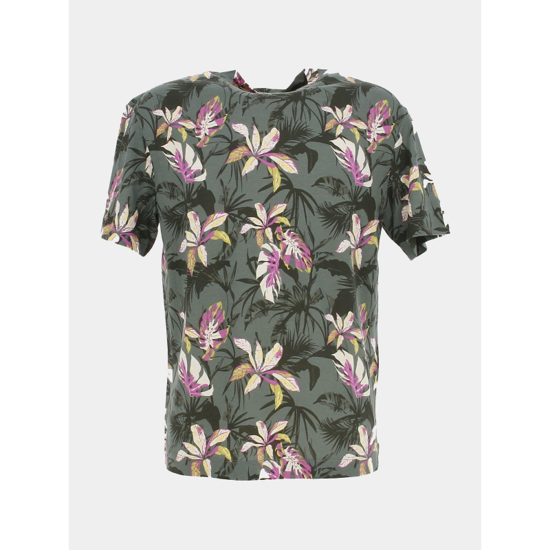 T-shirt jortampa aop imprimé floral vert homme - Jack & Jones