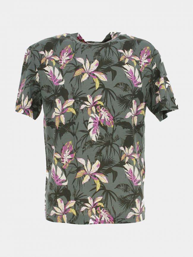 T-shirt jortampa aop imprimé floral vert homme - Jack & Jones