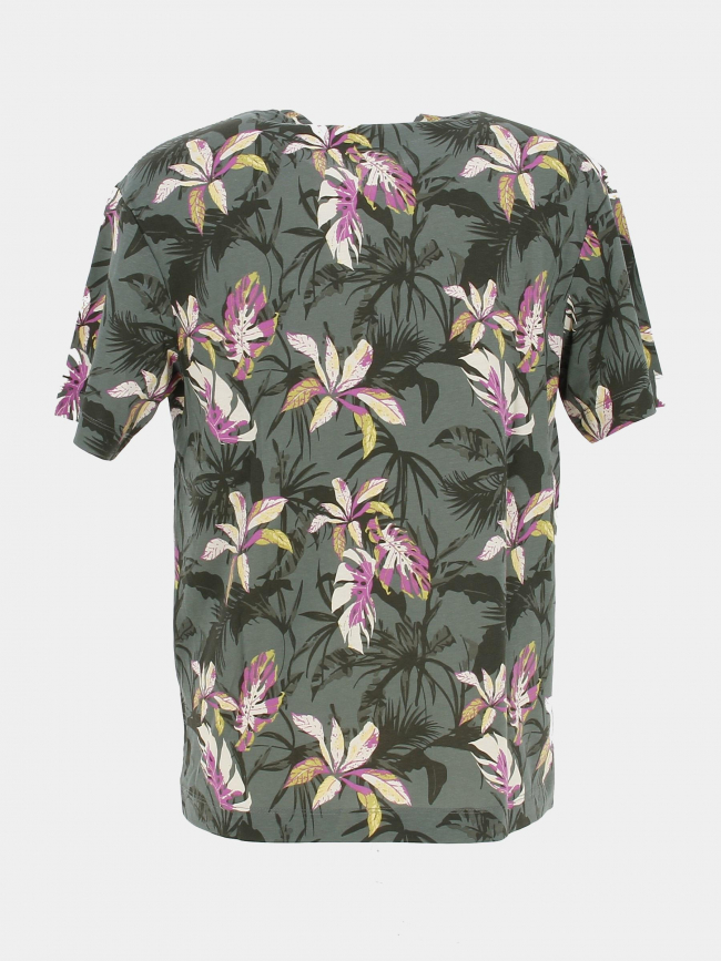 T-shirt jortampa aop imprimé floral vert homme - Jack & Jones