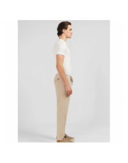 Pantalon taille élastique edimbourg beige homme - Eden Park