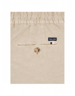 Pantalon taille élastique edimbourg beige homme - Eden Park