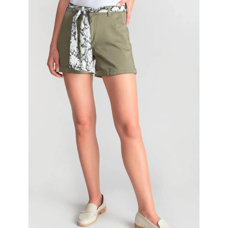 Short livy 1 kaki femme - Le Temps Des Cerises